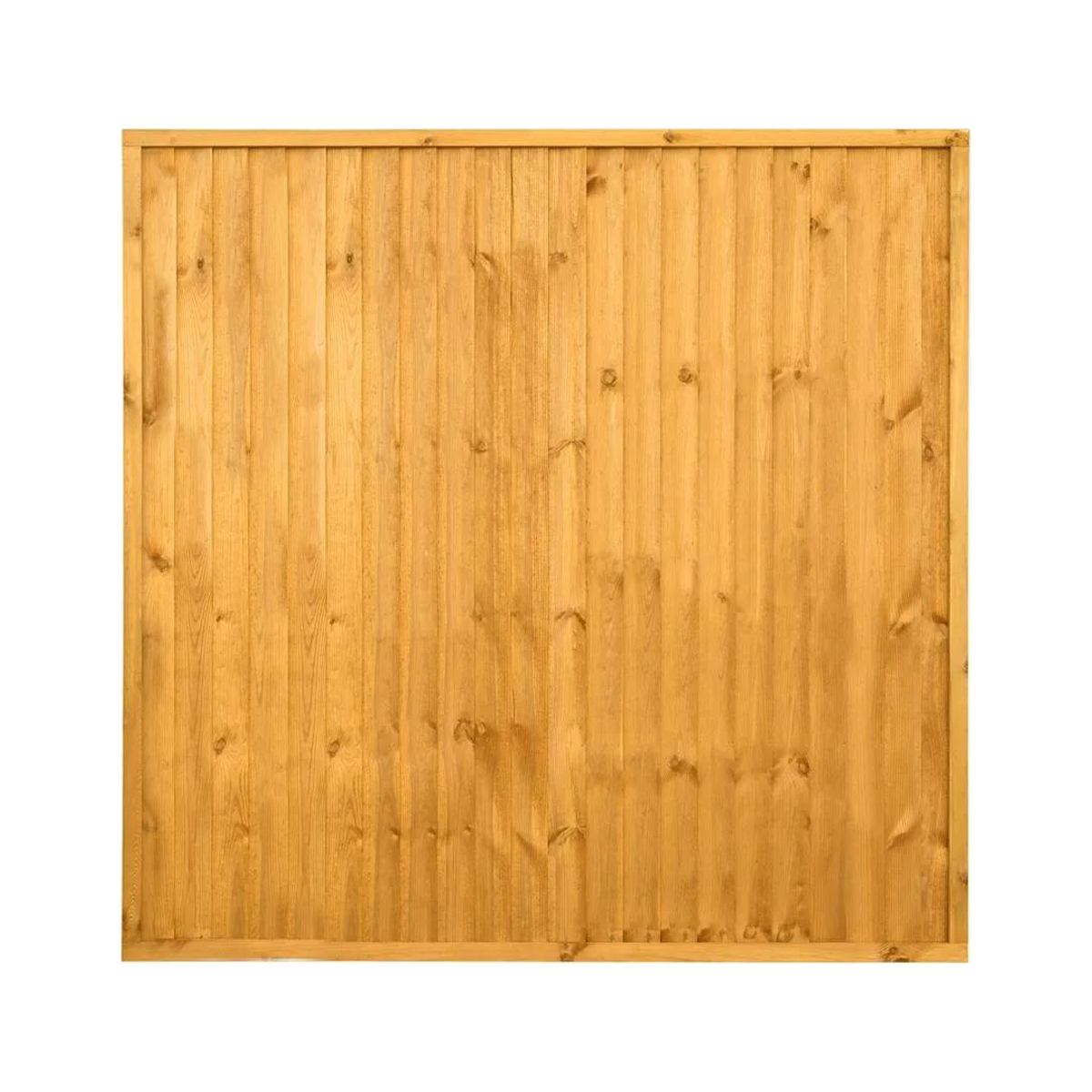 6' x 3' Closeboard Fence Panel Brown 1830 x 900mm