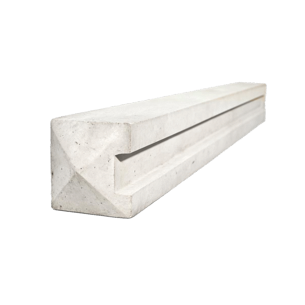 Concrete_Post_End_1 9ft Slotted Concrete End Fence Post 94mm x 109mm x 2745mm