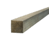 Fence_Post_3x3_1 10ft Green Treated Square Top Wooden Fence Post 3000mm x 75mm x 75mm (3" x 3")
