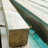 Fence_Post_3x3_2 10ft Green Treated Square Top Wooden Fence Post 3000mm x 75mm x 75mm (3" x 3")