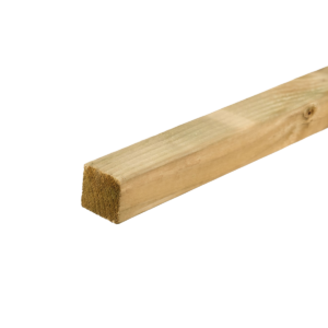 47mm x 50mm Sawn Treated Timber (2" x 2") 3.6m