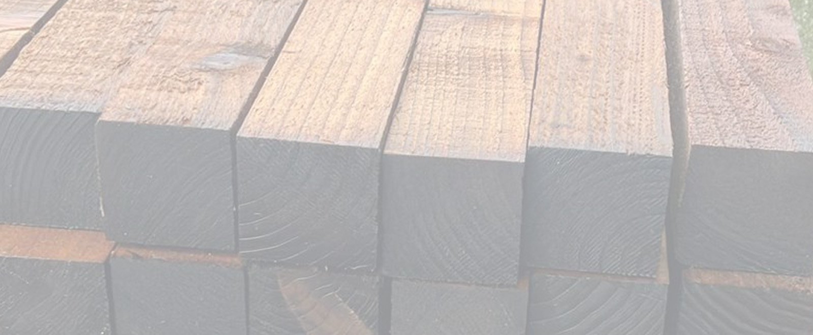 10ft Green Treated Square Top Wooden Fence Post 3000mm x 100mm x 100mm (4" x 4")