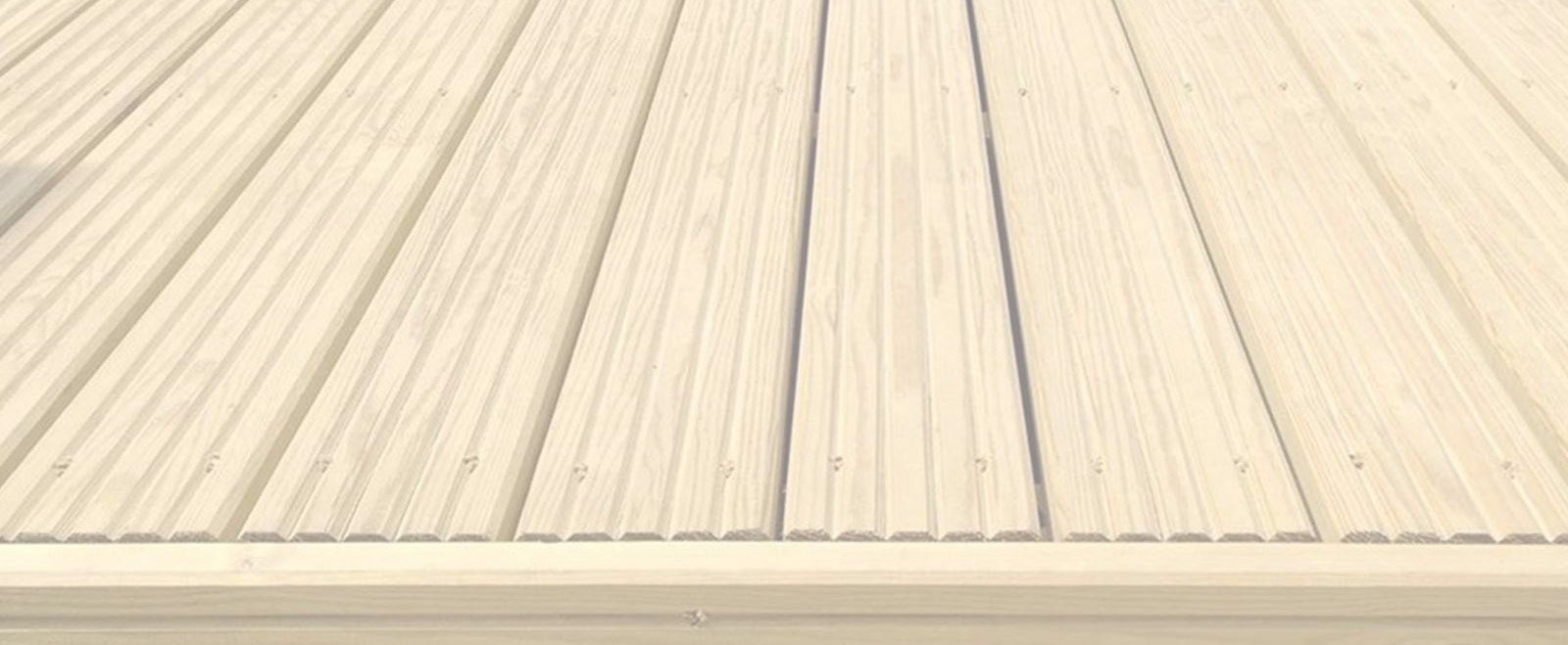 38mm x 125mm Softwood Grooved Reversible Decking Board 2400mm
